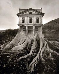 Uelsmann_Untitled1982_ House_and_Roots